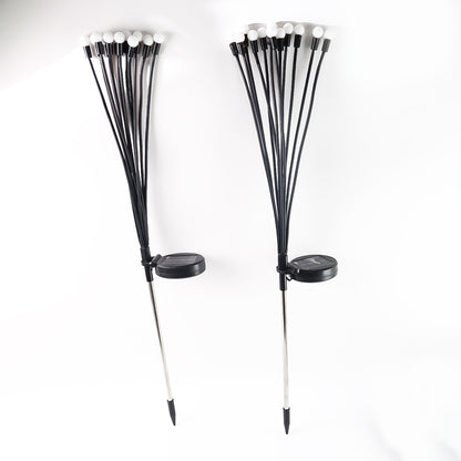 Solar-powered Firefly Garden Decorative Led Light Set (2 Pc)