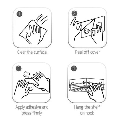 9016 Wall M 2 Pc Soap Rack Used In All Kinds Of Places Household And Bathroom Purposes For Holding Soaps.