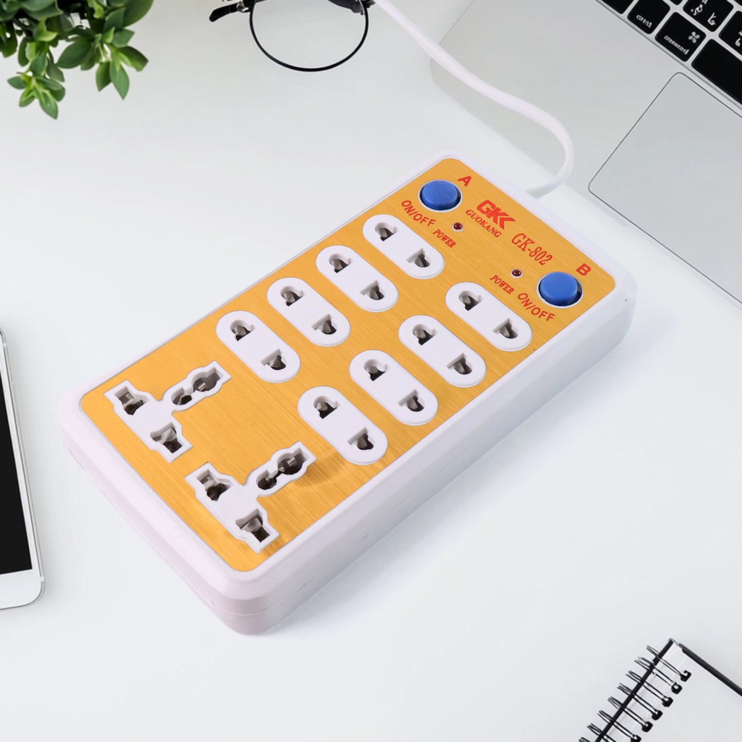 7422 Extension Board 220v 10 Way Extension Board