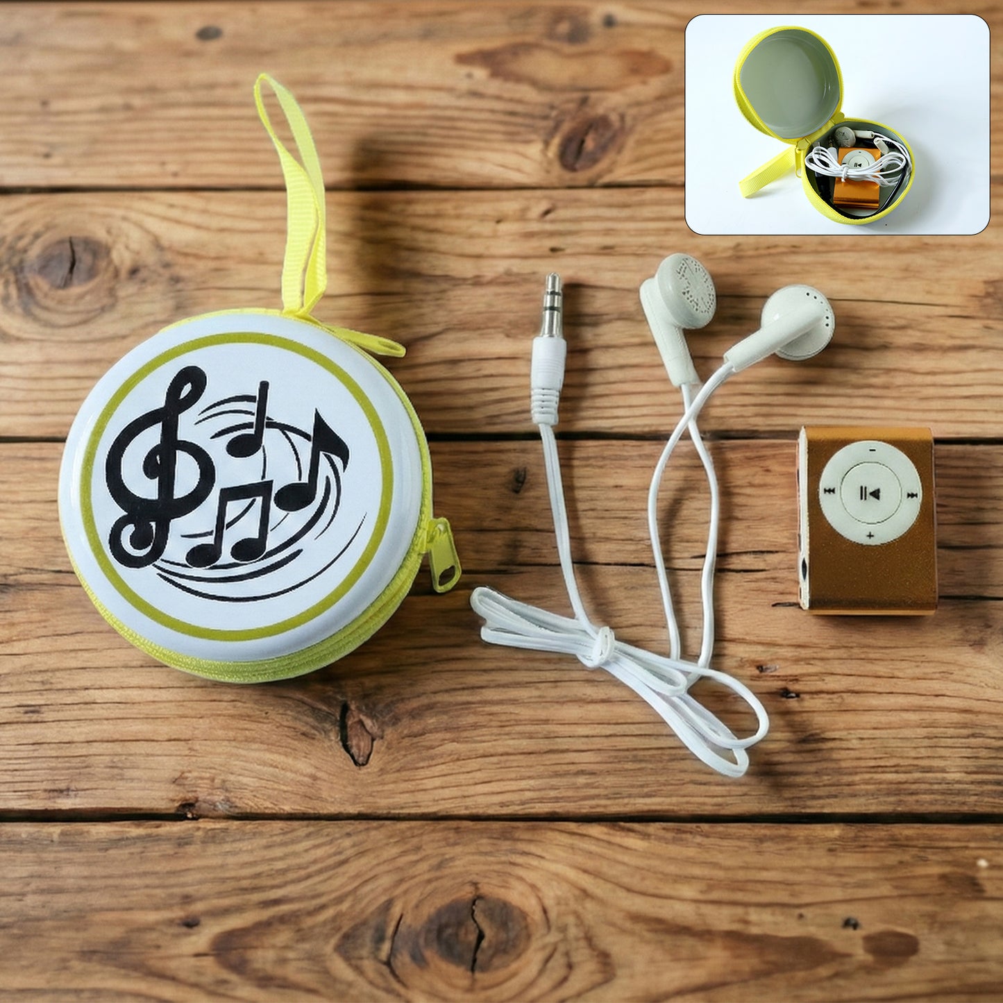 Portable Wired Earphones (1 Set)