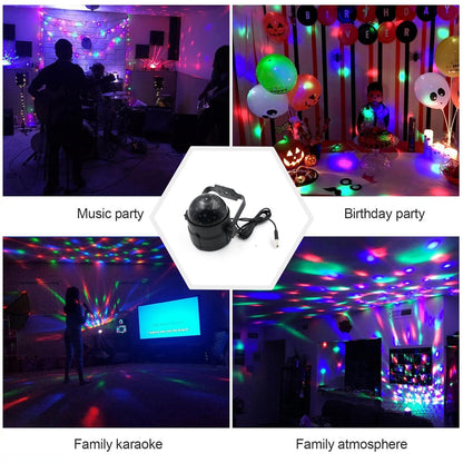 7549 Dj Light Party Disco Light For Home Party Led Disco Ball Colors Pattern  Modes Dancing Light For Room Rotating Bulb Magic Lights For Diwali Wedding Holiday Party Party Gift Kids Birthday