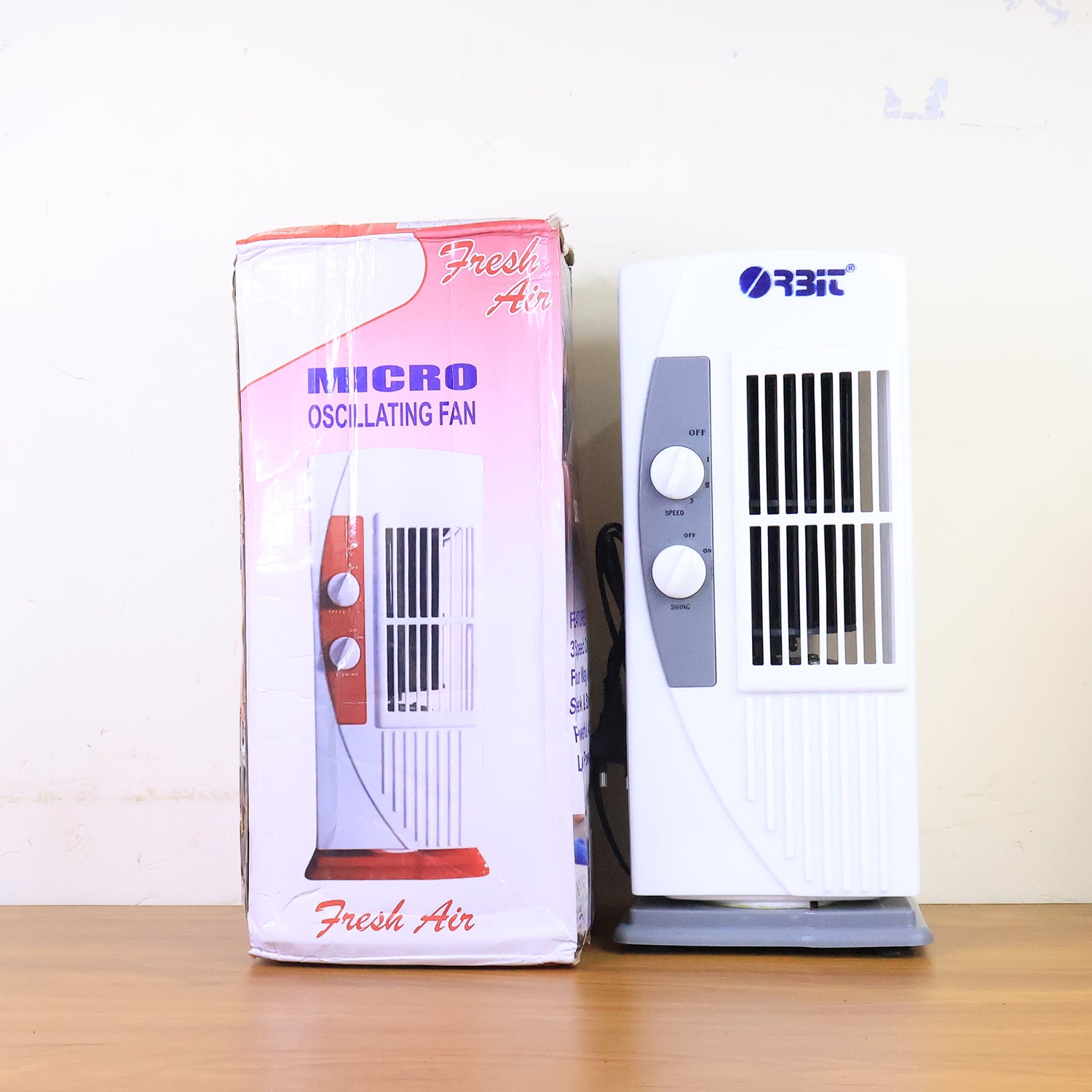 Orbit Micro Oscillating Tower Fan (1 Pc)