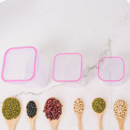 Kitchen Storage Container Set Of 3 Pcs (1500 1000 500 Ml)