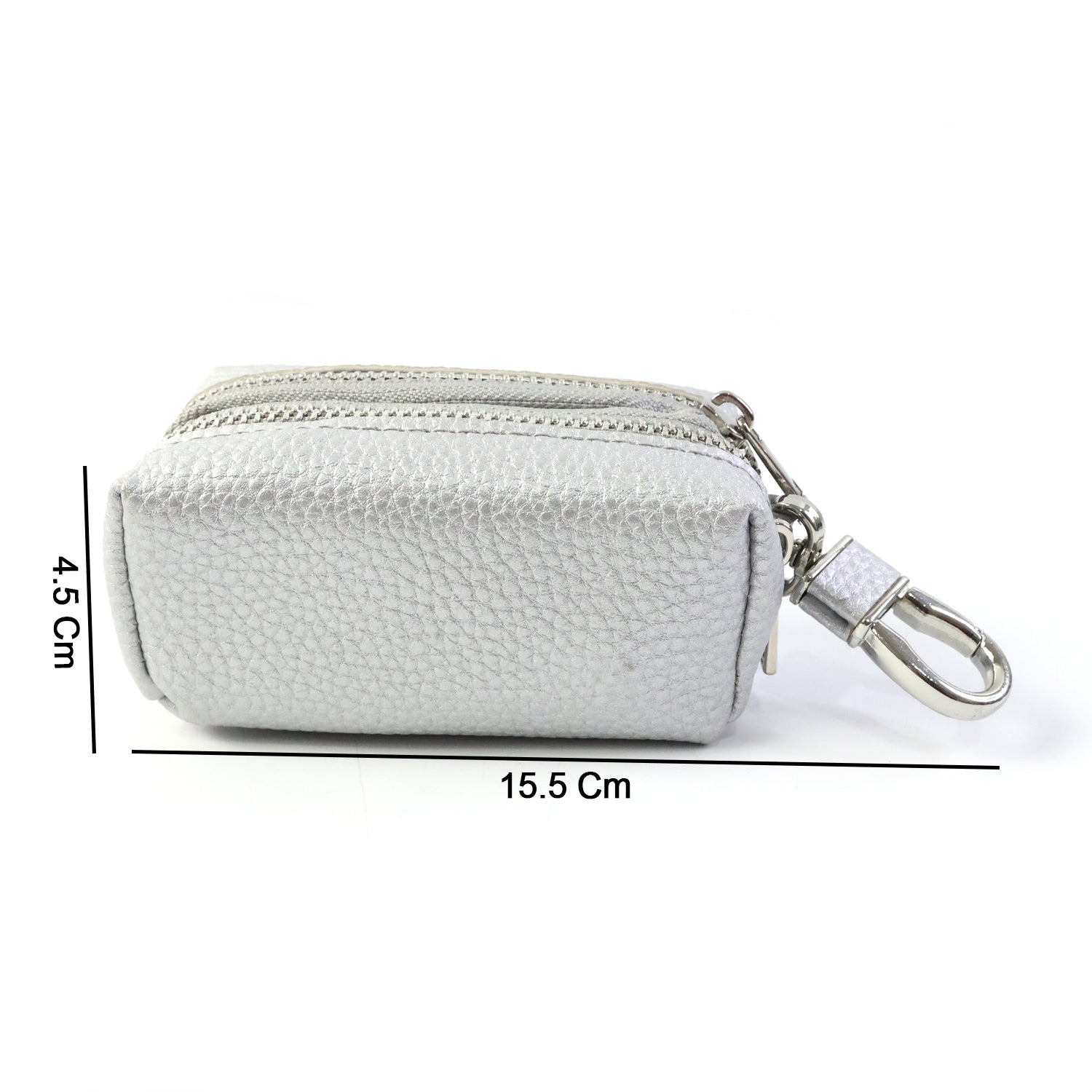 Compact Zipper Key Pouch (1 Pc)