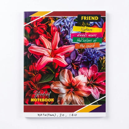 Friend Plain Maths Notebook / Copy for Students, 140 Pages
