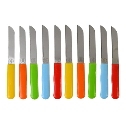 Premium Quality Stainless Steel Handle Plain Knife (10 Pc  1 Set)