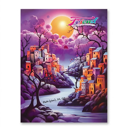 Friend Plain Maths Notebook / Copy for Students, 120 Pages