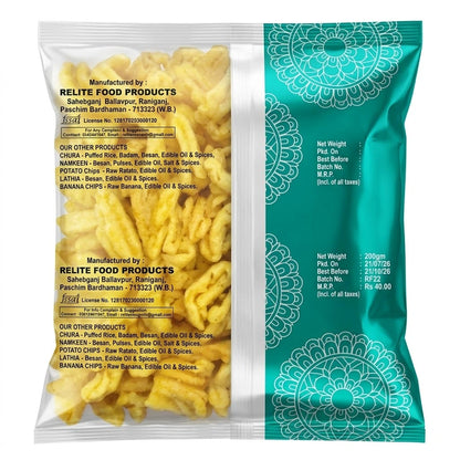 Relite Premium Chanachur (Gathiya)- Crunchy Desi Namkeen, 200 g