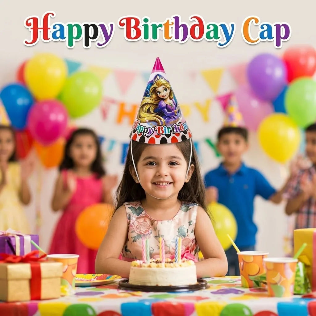 Happy Birthday Cap for Kids, 1 pc