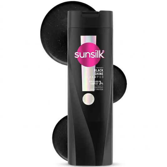 Sunsilk Radiant Black Shine Shampoo, 180 ml