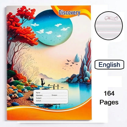 Discovery English Notebook / Copy for Students, 164 Pages