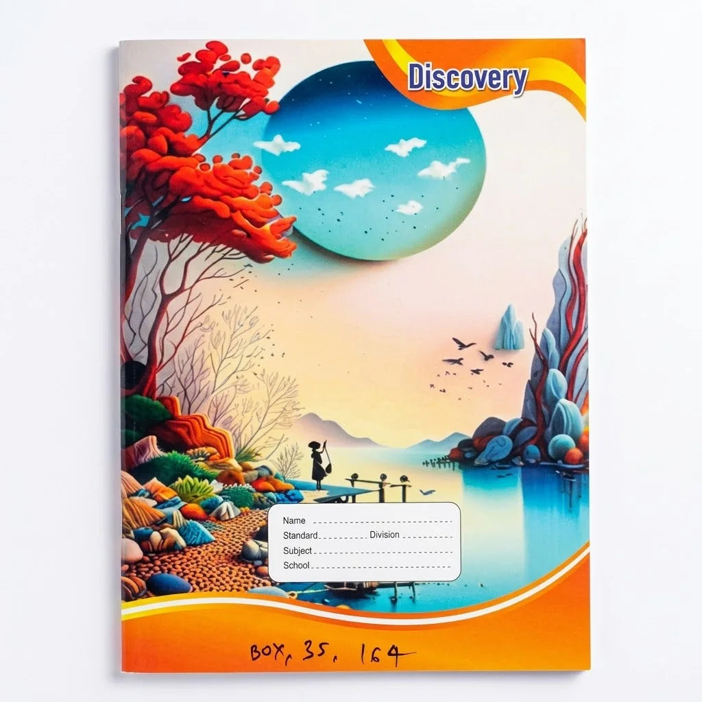 Discovery Math Box Notebook / Copy for Students, 164 Pages