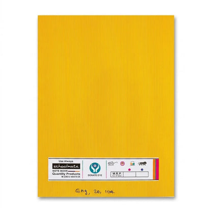 Schoolmate English Notebook / Copy for Students, 104 Pages