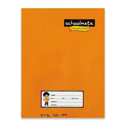 Schoolmate English Notebook / Copy for Students, 104 Pages