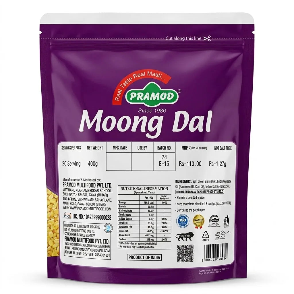 Pramod Moong Dal Namkeen, 400 g