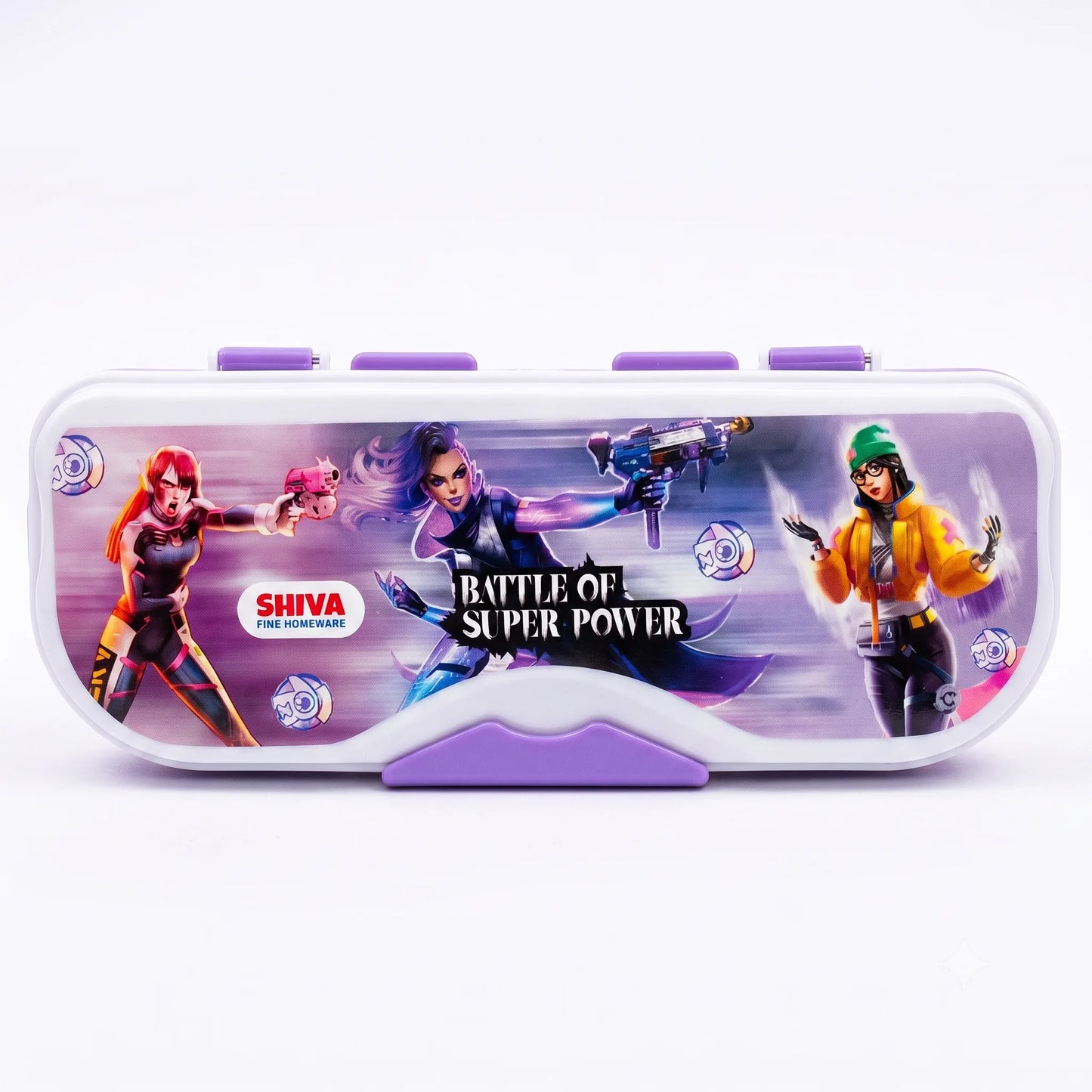 Shiva Action Theme Pencil Case for Kids - Battle of Super Power