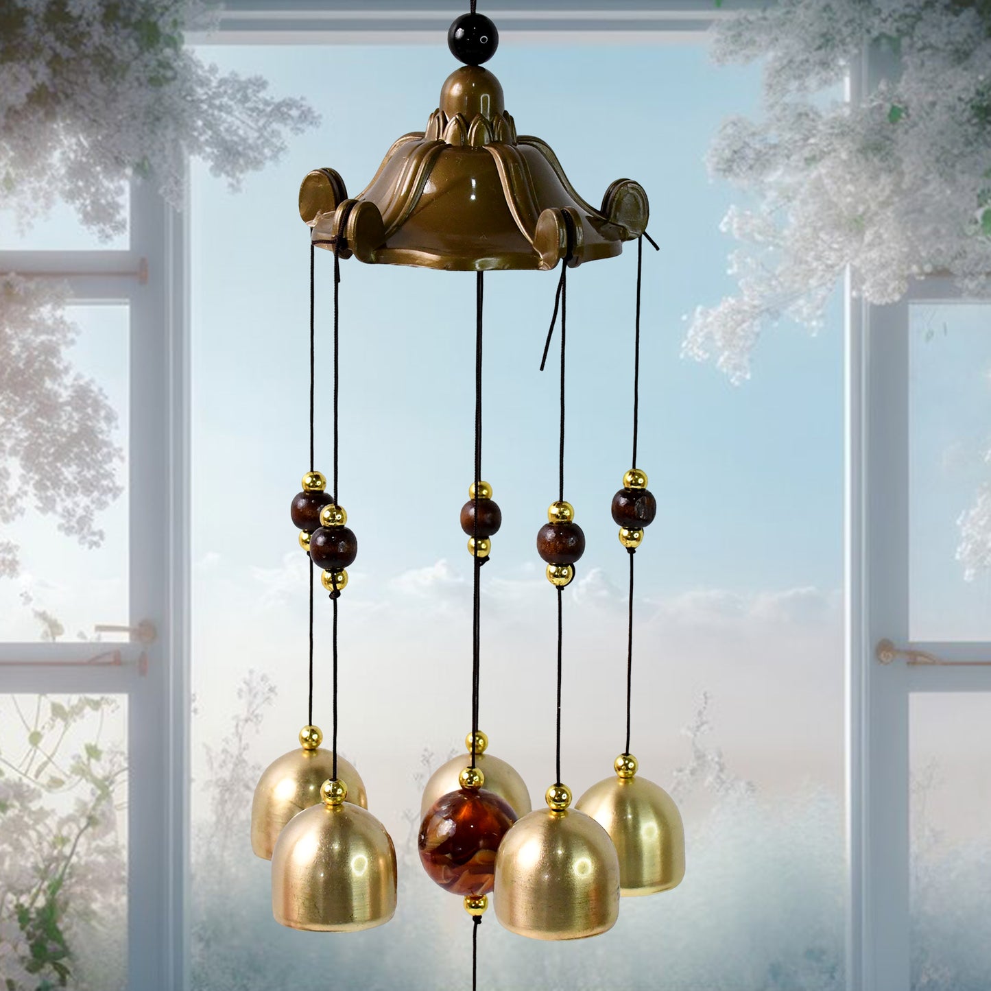 Decorative Wind Bell Chimes Outdoor Hanging (1 Pc)