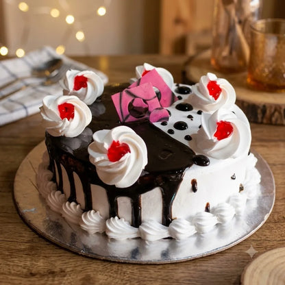 Choco Vanilla Birthday Cake, 1 Pound