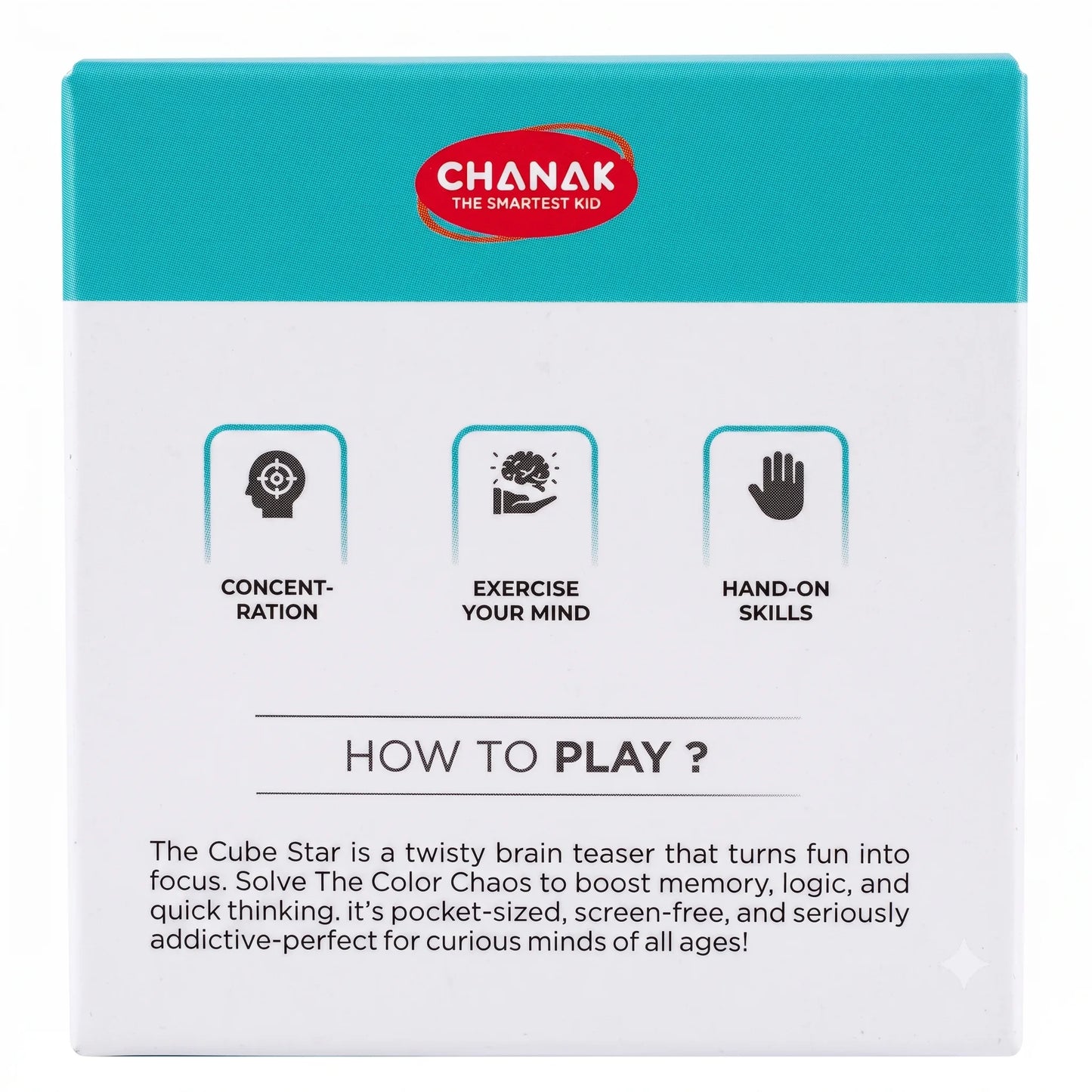 3x3x3 Puzzle Cube For Kids & Adults