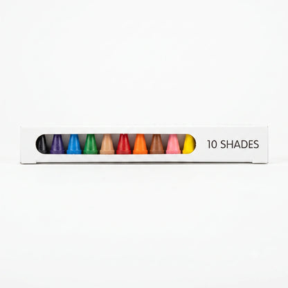 Doms Super Smooth Wax Crayons, 10 Shades