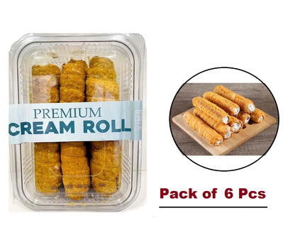 Premium Cream Roll Pack of 6 pcs
