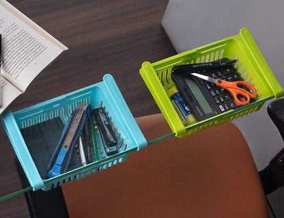 5338 Virgin Freeze Storage Unbreakable Adjustable Multi Color Tray With Extra Storage  Easy To Remove Easy To Clean  Pack Of 4 Tray