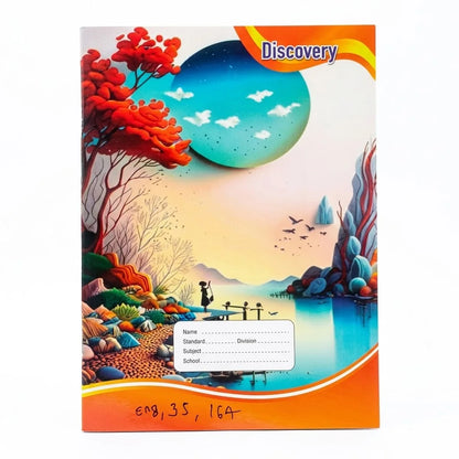 Discovery English Notebook / Copy for Students, 164 Pages