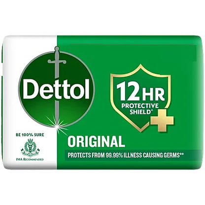 Dettol Original Bathing Soap Bar With 12 HR protective shield, 45 g