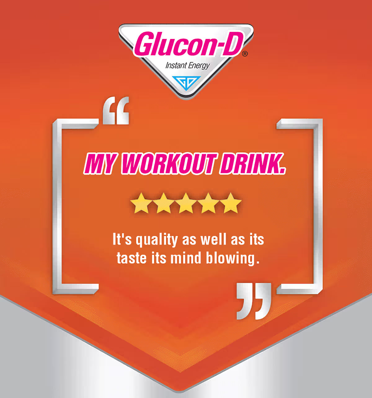 Glucon-D Instant Energy Tangy - Orange, 200 g