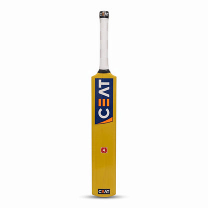 CEAT Scooped Lightweight Cricket Bat for Kids & Adults (Yellow)
