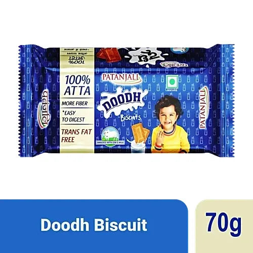 Patanjali Doodh Biscuits, 70 g