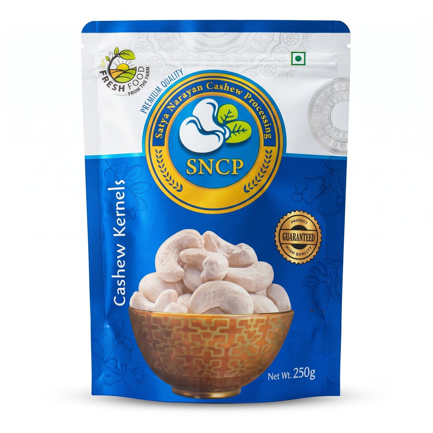 SNCP Premium Cashew Kernels (Kaju), 250 g