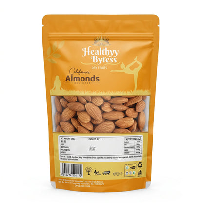 Healthyy Bytess California Almonds, Pista Badam, 250 g
