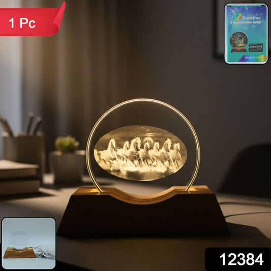 3d Crystal Led Table Lamp (1 Pc)