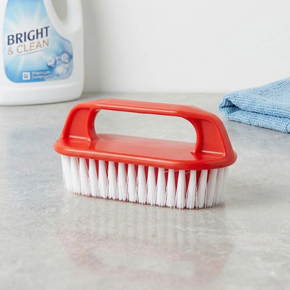 Premium Ergonomic Scrub Brush for Laundry & Household Cleaning