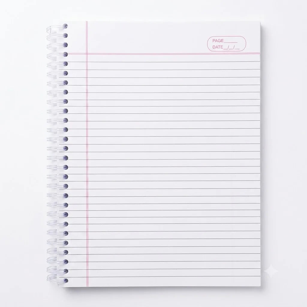 Royal Hindi Spiral Notebook / Copy for Students, 350 Pages