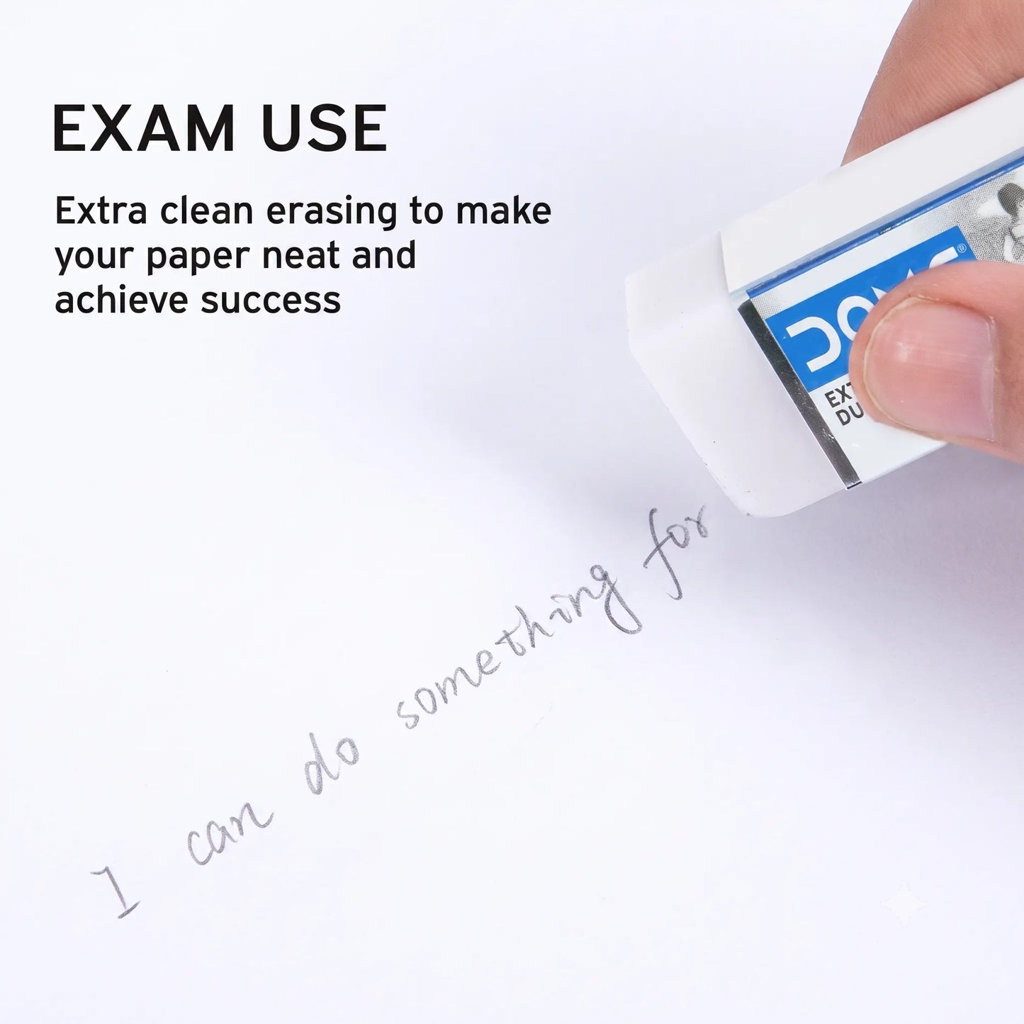 Doms Dust Free Erasers For Clean & Clear Erasing, 1 pc