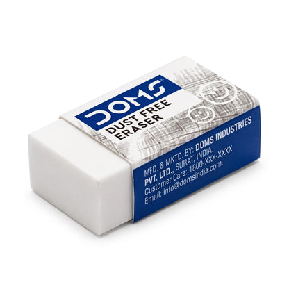Doms Dust Free Erasers For Clean & Clear Erasing, 1 pc