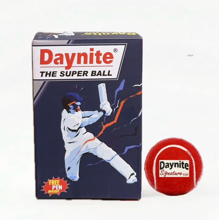 Daynite Signature Cricket Ball - Red Heavy