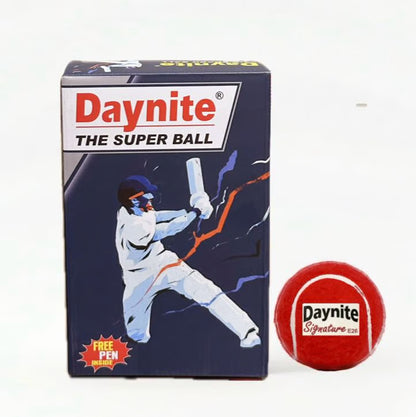Daynite Signature Cricket Ball - Red Heavy
