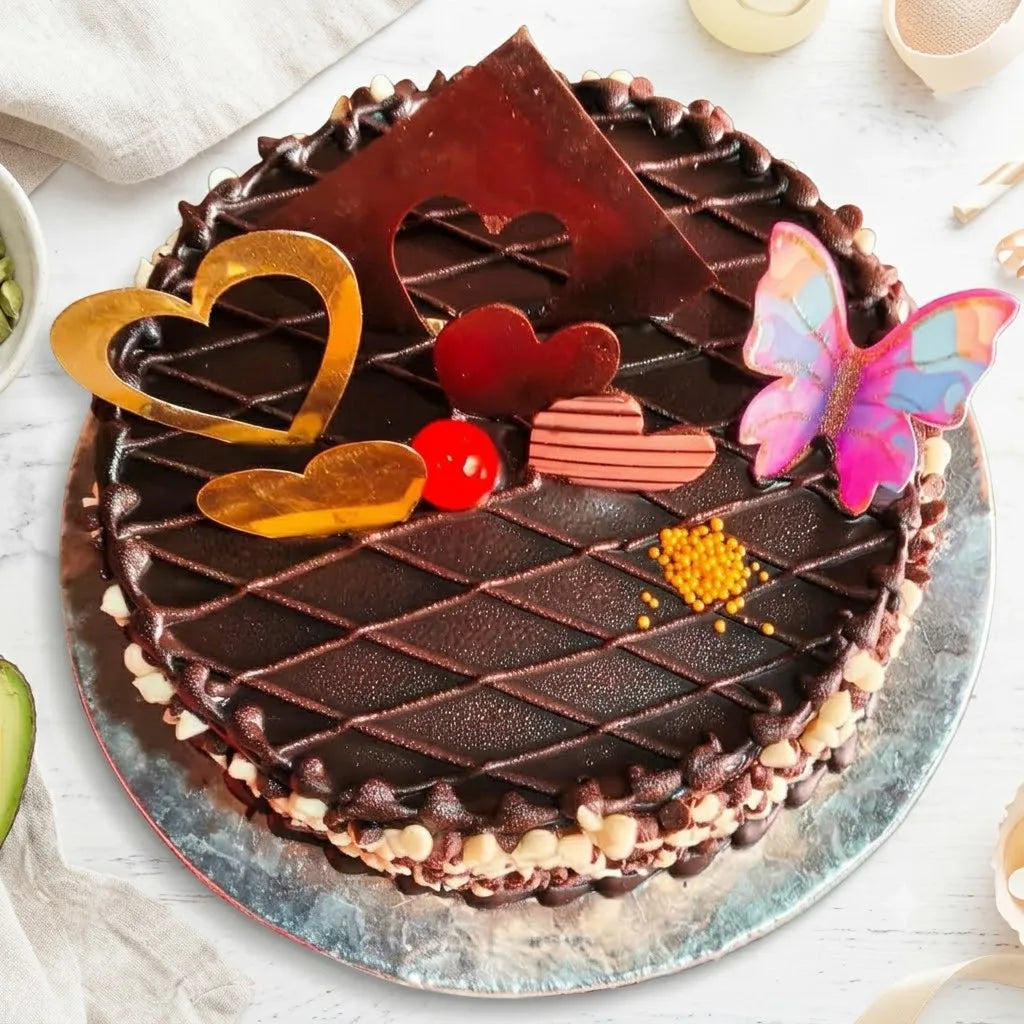 Choco Fully Truffle Birthday Cake, 1 Pound