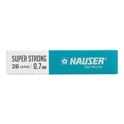HAUSER Super Strong Dark 2B Mechanical Pencil Leads, 0.7mm