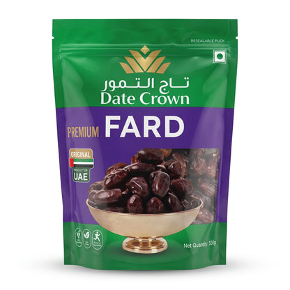 Date Crown Premium Fard Dates (Khajur), 500 g