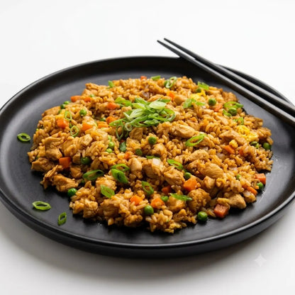 Chicken Fried Rice With Egg Mixes, Half Plate