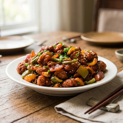 Special Dry Chicken Chilli, Full Plate