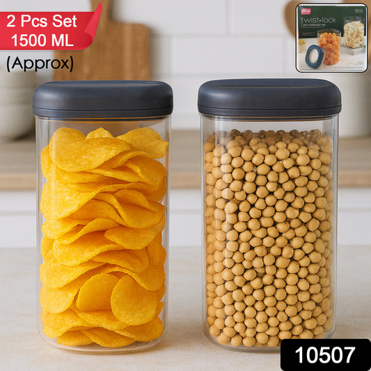 Supermom Airtight Kitchen Storage Containers  (2 Pc Set  1500 Ml)