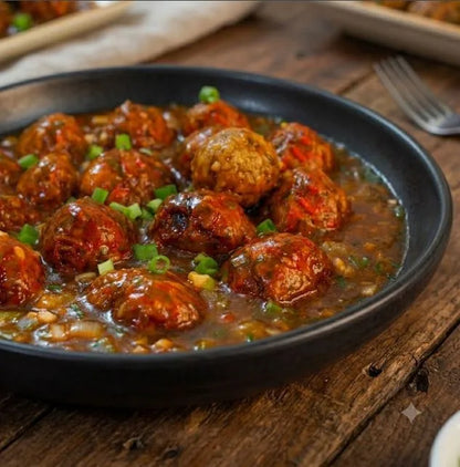 Special Gravy Veg Manchurian, Full Plate