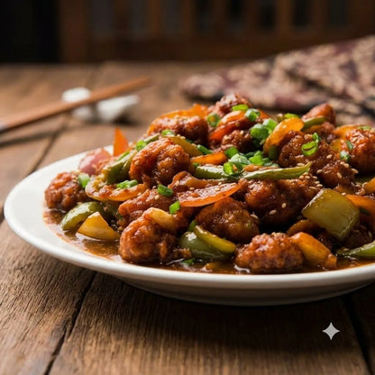 Special Gravy Chicken Chilli, Full Plate