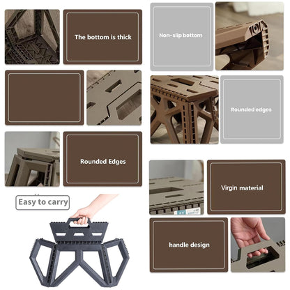 Supermom Comfort Multi-purpose Folding Stool (18 Inch)