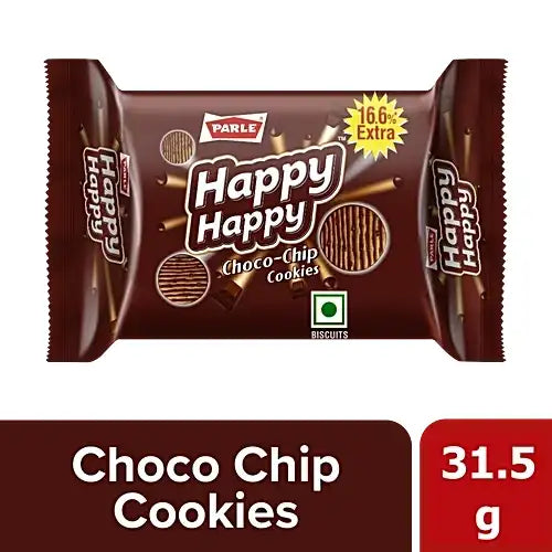 Parle Happy Happy Choco-Chip Cookies, 31.5g